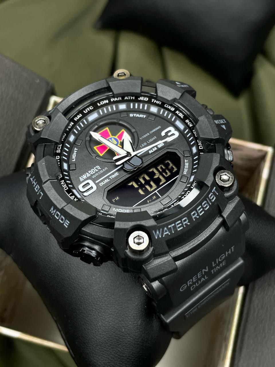 Тактичний годинник Awarder 001 ЗСУ All Black 1202-0127 - Зображення 7
