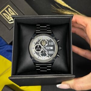Годинник Awarder 016 Тризуб золото Black-Black Steel 🔥 1202-0094.