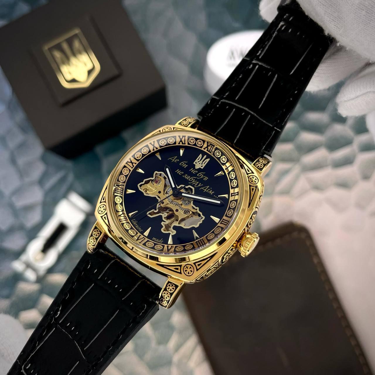 Годинник Awarder 021-3D Де б не був Gold-Black 🔥 Модель: 1202-0187 - Зображення 8