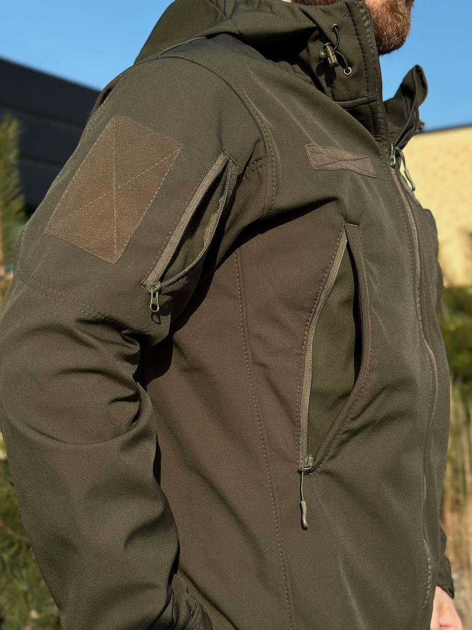 Військовий комплект форми Soft Shell Military олива - Зображення 16