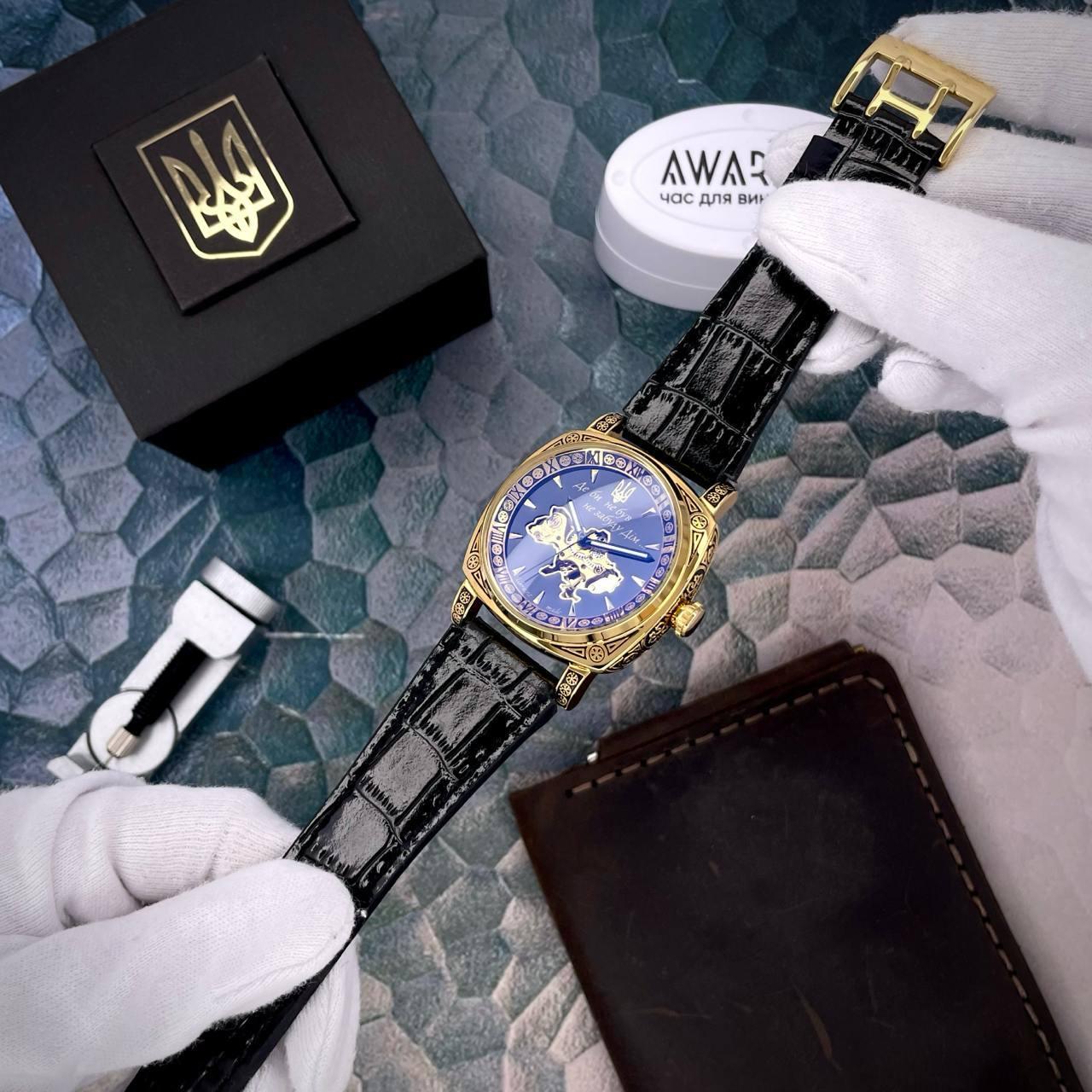 Годинник Awarder 021-3D Де б не був Gold-Black 🔥 Модель: 1202-0187 - Зображення 6