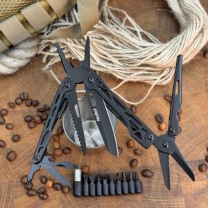 Мультитул Nextool Black Knight із 11 функціями та набором біт