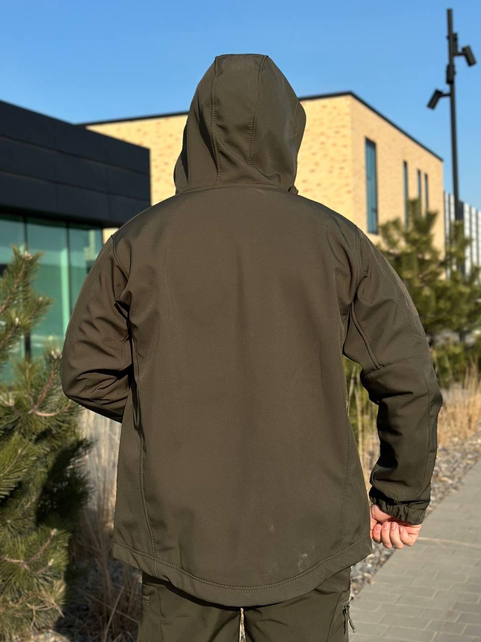 Військовий комплект форми Soft Shell Military олива - Зображення 14