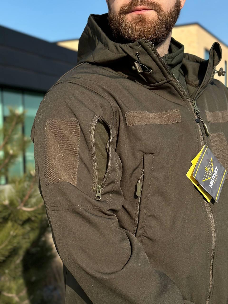 Військовий комплект форми Soft Shell Military олива - Зображення 21
