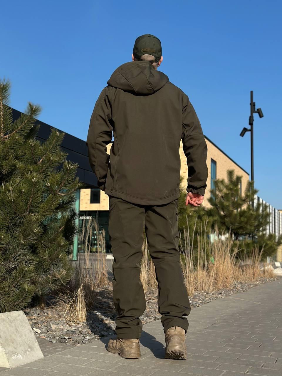 Військовий комплект форми Soft Shell Military олива - Зображення 18