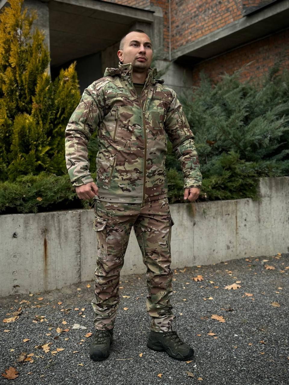 Костюм Soft Shell + Omni Heat Apex 5.0 до -35 Мультикам