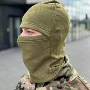 термо балаклава олива