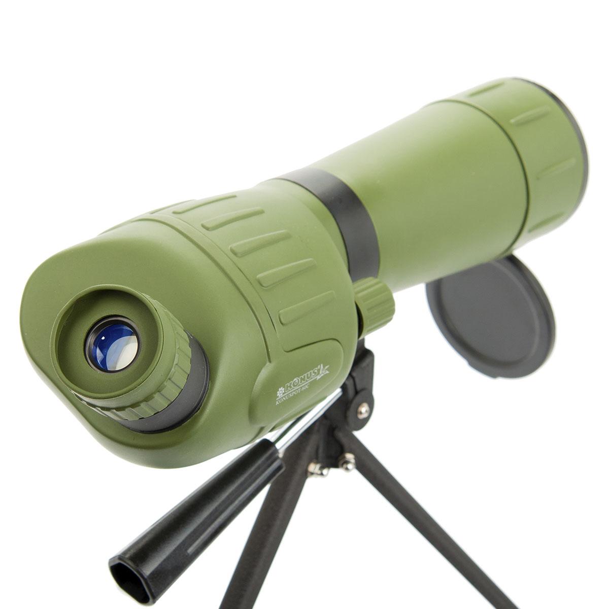 Підзорна труба KONUS KONUSPOT-60C 20-60x60+ Настільний штатив висотою 23 см та Чохол - Зображення 3