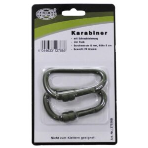 Карабіни алюмінієві MFH 🇩🇪Carabiner