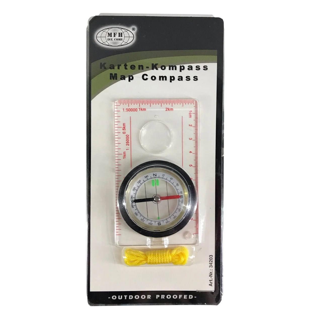 Компас для мапи пластиковий MFH 🇩🇪 Map Compass