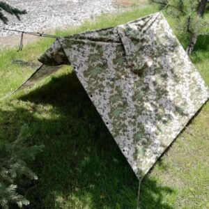 Дощовик волого захисна накидка тент, намет піксель розмір М -До 178 см