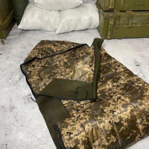 Спальний мішок весняно літній плащівка + москітна сітка Піксель