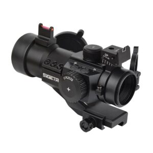 Коліматорний приціл SIGETA EasyDot 1x30 Red/Green Killflash Чорний+ Батарея CR2032