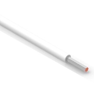 Тефлоновий кабель QJ UL 1332 22 AWG (білий), 1 метр