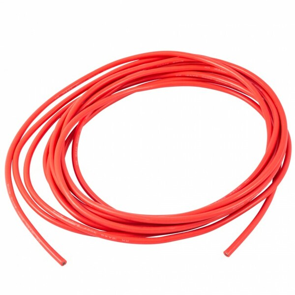 Силіконовий кабель QJ 18 AWG (червоний), 1 метр