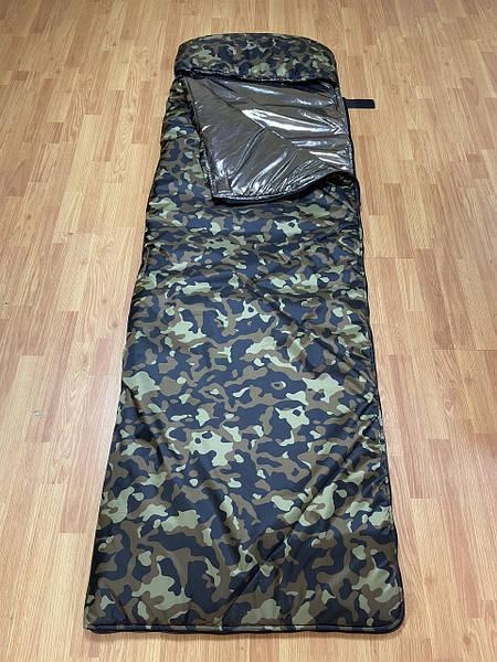 Спальний мішок Зимовий до -20 утеплювач холлофайбер 300г/м2 з підкладкою Omni-Heat 205 * 90 см Камуфляж
