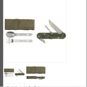Столовий набір MFH 🇩🇪Cutlery Set Olive.