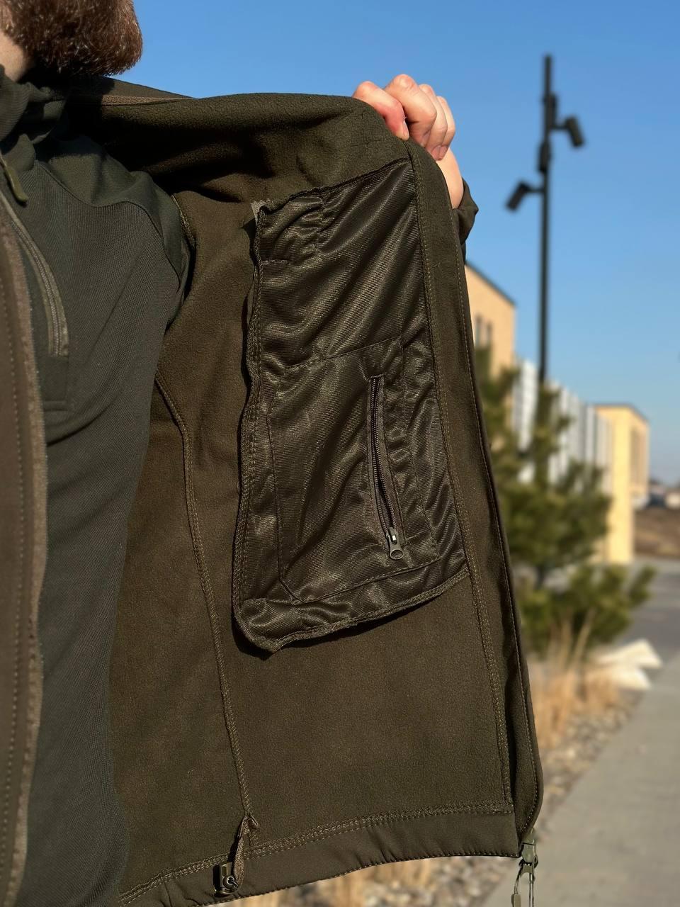 Військовий комплект форми Soft Shell Military олива - Зображення 15