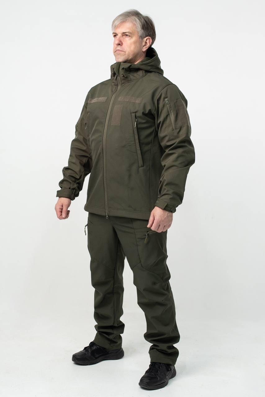 Військовий комплект форми Soft Shell Military олива - Зображення 3