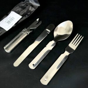 Столовий набір MFH Bundeswehr Cutlery Set Сріблястий.