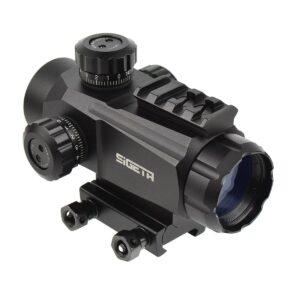 Коліматорний приціл SIGETA EasyDot 1x35 Red/Green Чорний +Батарея CR2032