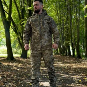 Костюм піксель софтшел Military