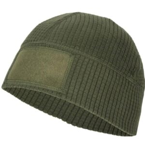 Шапка Helikon Range Beanie Grid Fleece - олива.