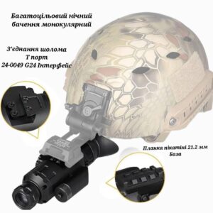 ПНБ — M250HD 1-8-кратний цифровий монукулярний 0,4-дюймовий Прилад Нічного Бачення M250HD з Планкою Пікатіні