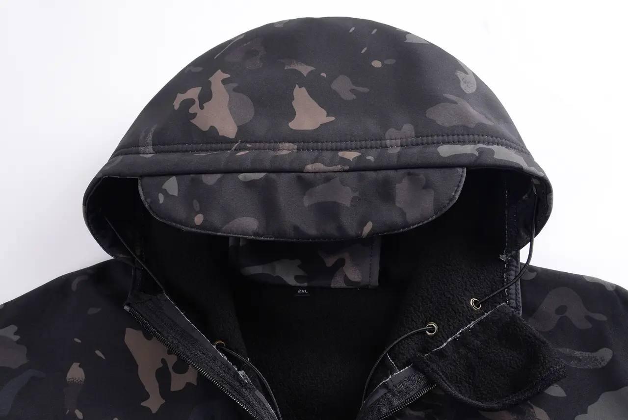 Костюм Чорний мультикам софтшел Gman Soft Shell на флісі - Зображення 5