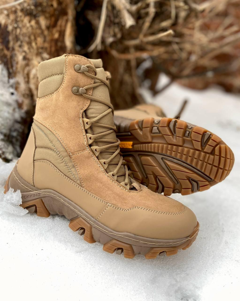 Берці Зимові кевларова устілка Утеплювач Gore-Tex Койот - Зображення 5