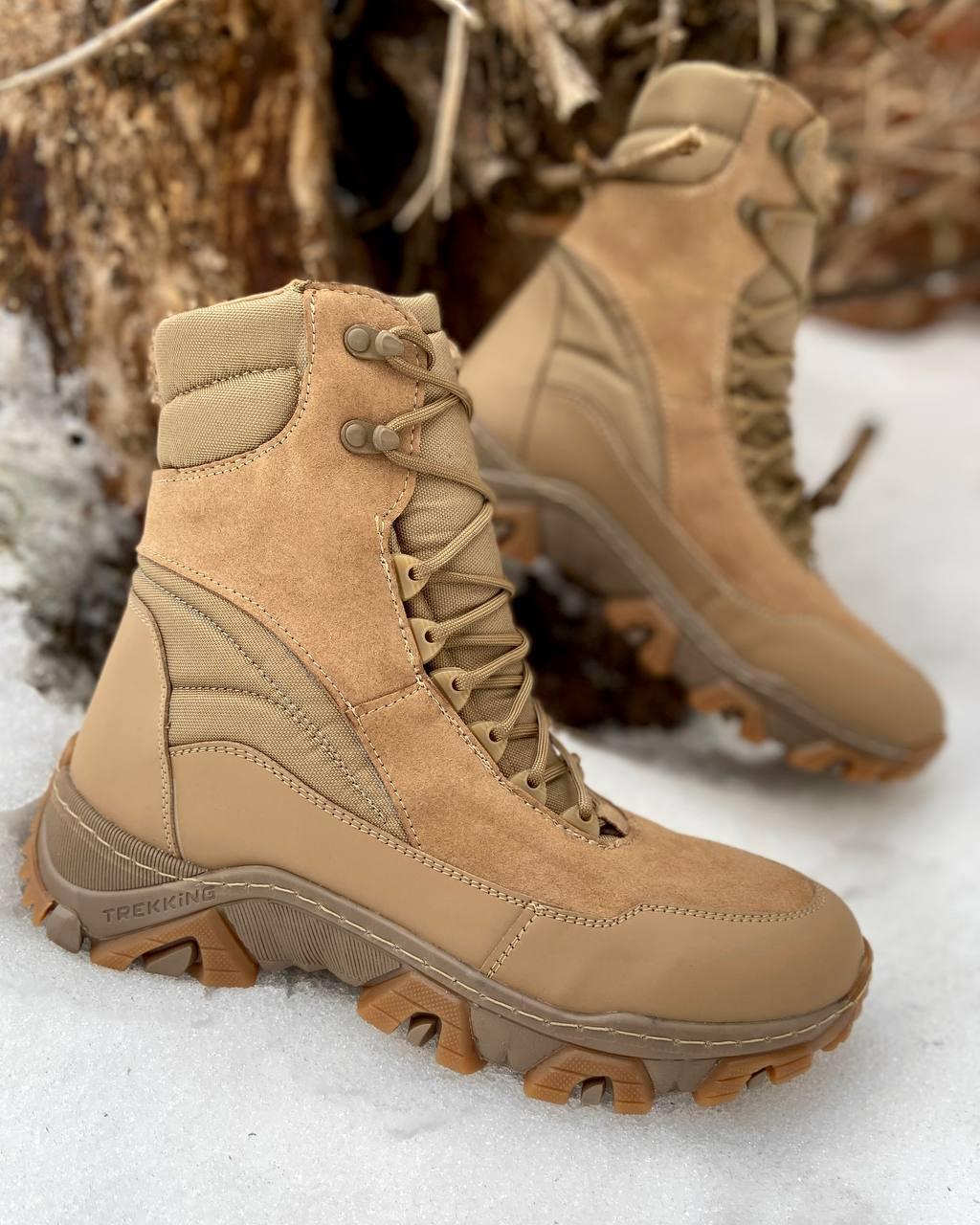 Берці Зимові кевларова устілка Утеплювач Gore-Tex Койот - Зображення 3