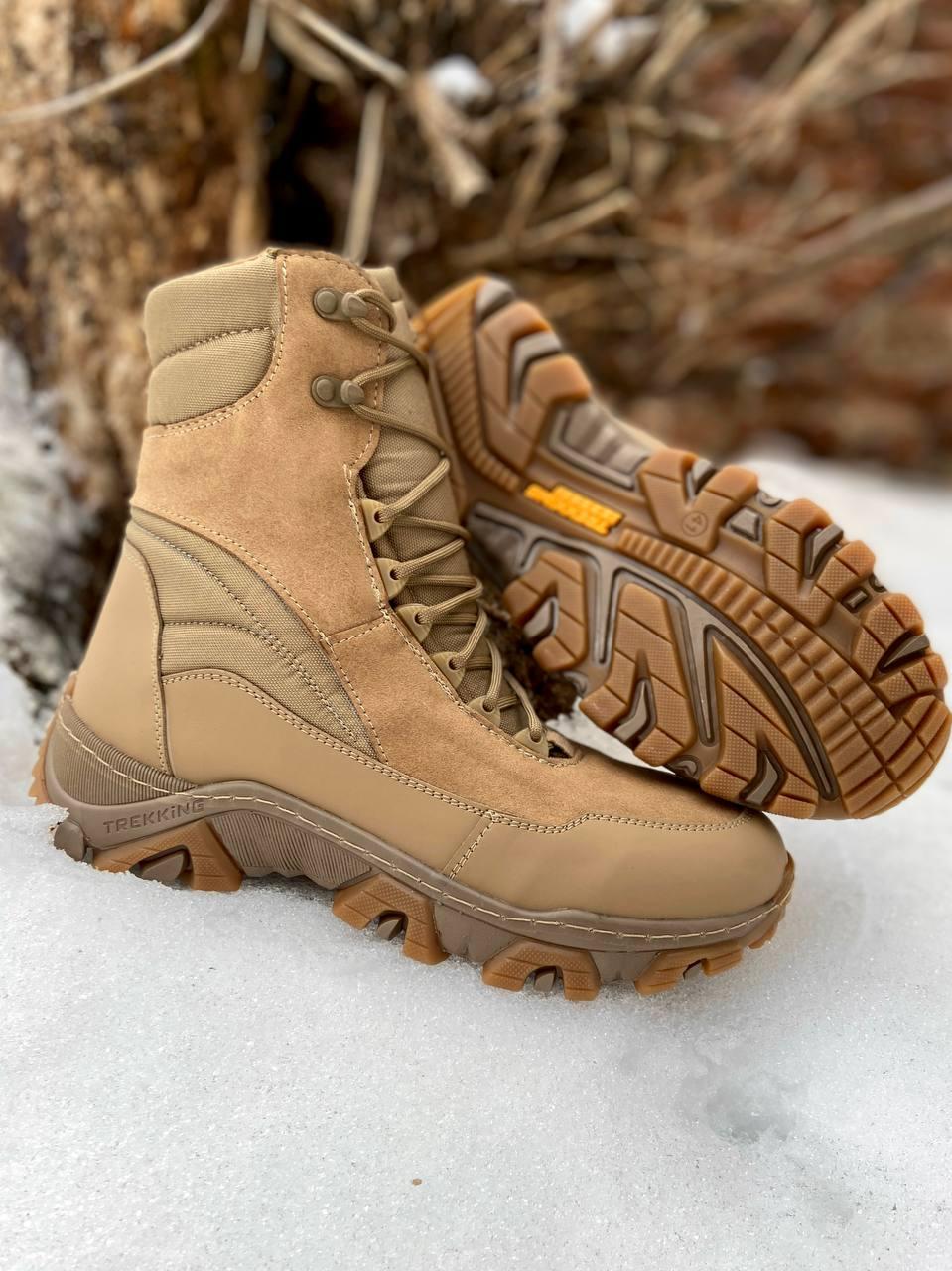 Берці Зимові кевларова устілка Утеплювач Gore-Tex Койот