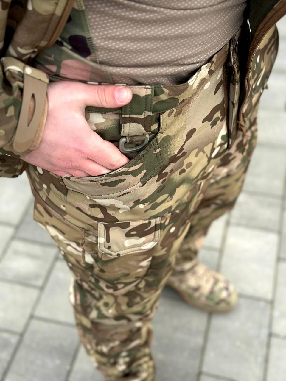 Тактичні штани Softshell мультикам Dragon - Зображення 3