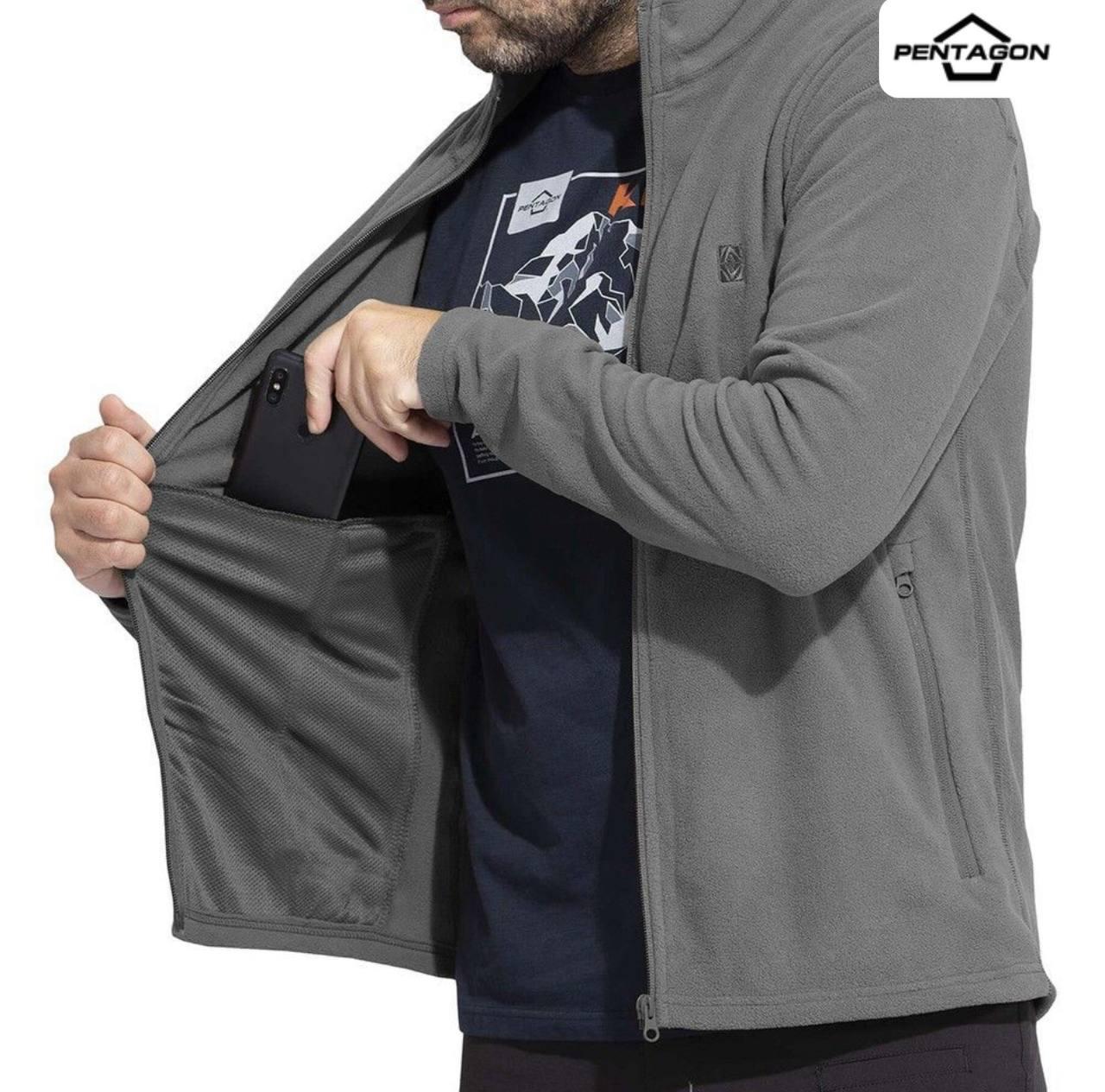 Флісова кофта Pentagon Tac Maven Elk Wolf Grey - Зображення 3