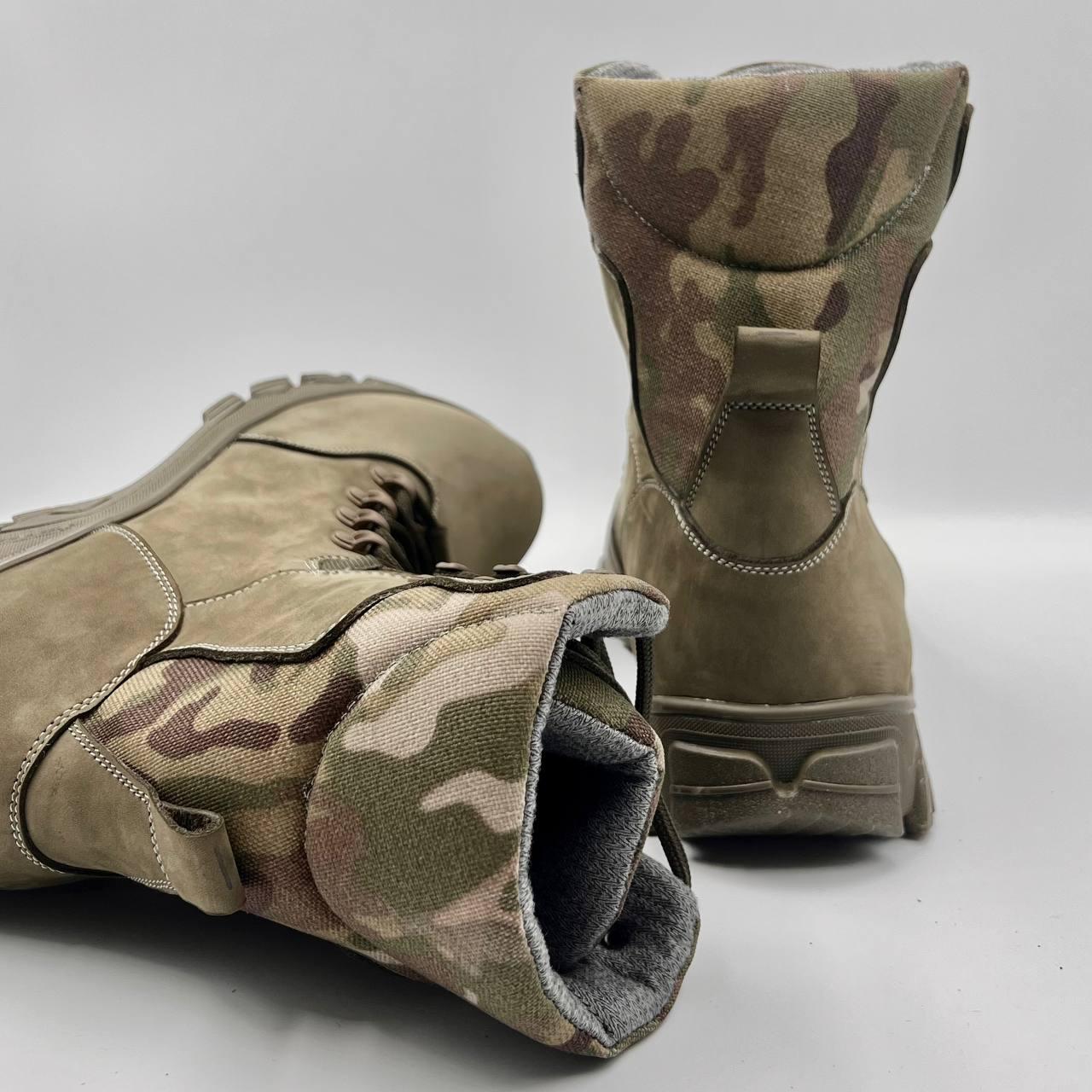Тактичні зимові берці AirTex Premium +5 до -20 Олива / мультикам - Зображення 2