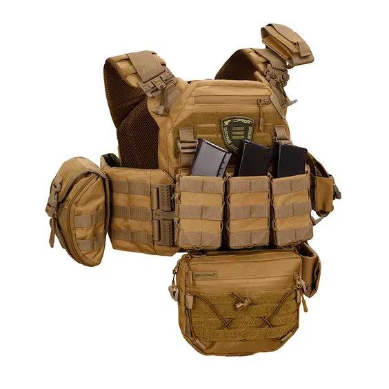 Тактичний жилет із швидким скиданням Warmor GEN.3 Pro + 9 підсумків Койот - Зображення 5