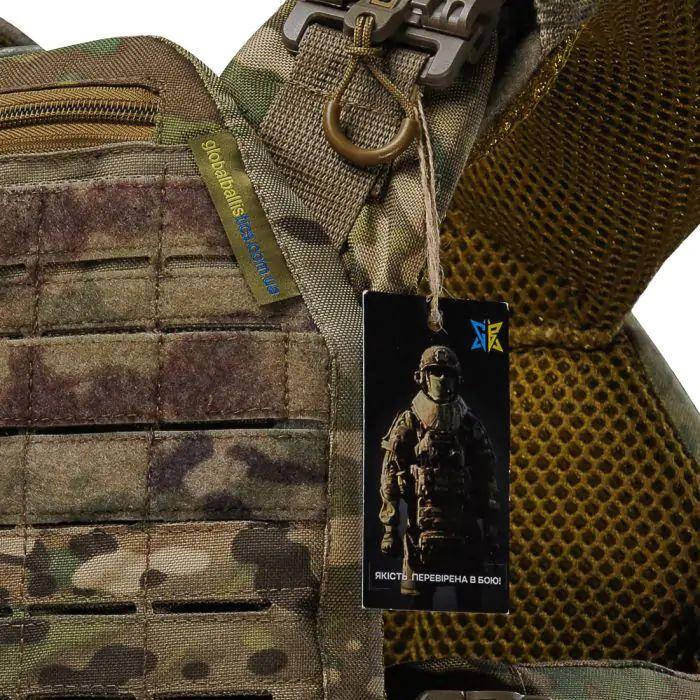 Плитоноска CEN.5 BOGUNKA з камербандами збільшеної площі + інтегрований рюкзак 5 л Мультикам - Зображення 13