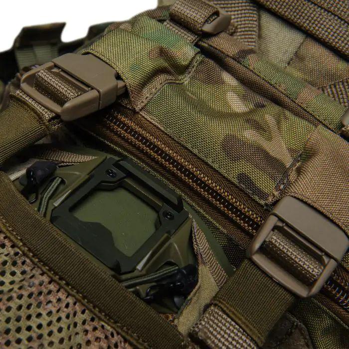 Плитоноска CEN.5 BOGUNKA PRO з камербандами збільшеної площі + інтегрований рюкзак 5 л + 9 підсумків Мультикам - Зображення 15