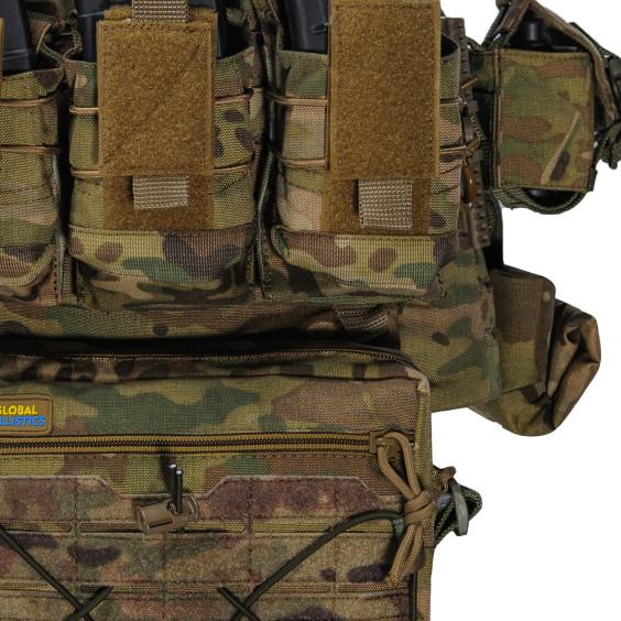Плитоноска CEN.5 BOGUNKA PRO з камербандами збільшеної площі + інтегрований рюкзак 5 л + 9 підсумків Мультикам - Зображення 5