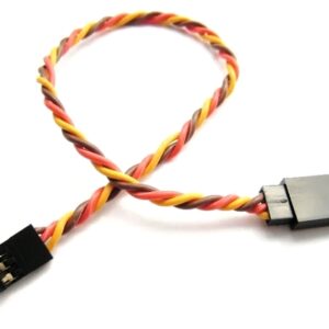 Подовжувач 22AWG для сервоприводів JR скручений (15 см)