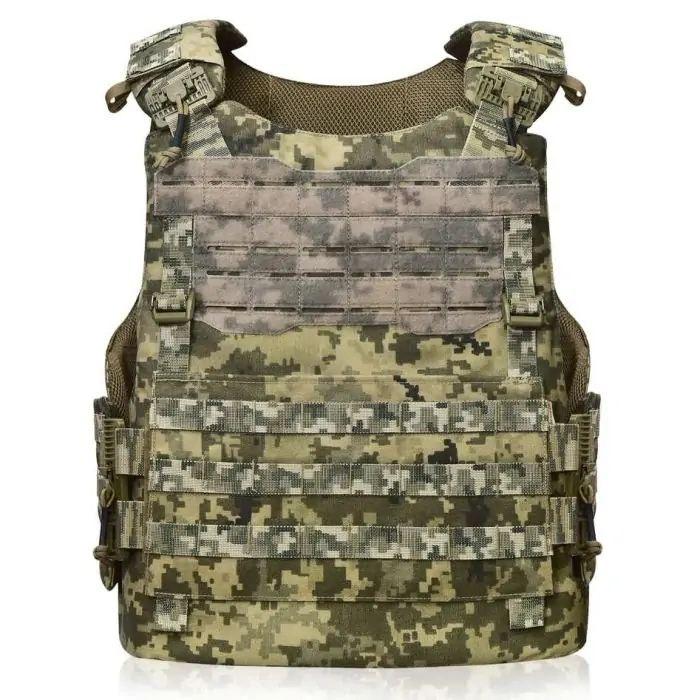 Плитоноска L/XL MTF Doom M9 зі збільшеною площею захисту Піксель + Балістичні пакети 2 класу - Зображення 3