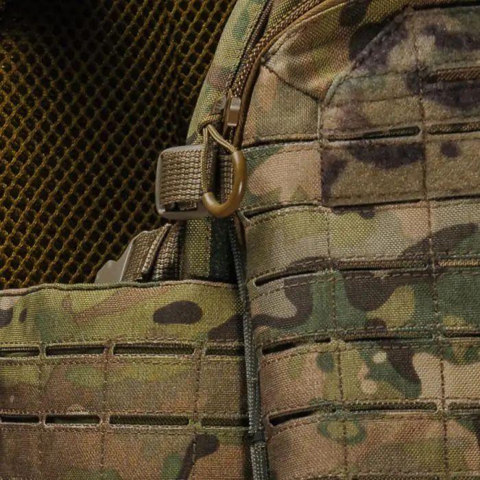 Плитоноска CEN.5 BOGUNKA PRO з камербандами збільшеної площі + інтегрований рюкзак 5 л + 9 підсумків Мультикам - Зображення 11