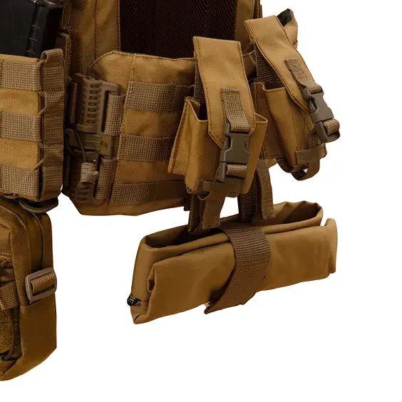 Тактичний жилет із швидким скиданням Warmor GEN.3 Pro + 9 підсумків Койот - Зображення 7