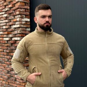 Флісова кофта Single Sword койот