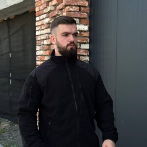 Кофта фліс чорна GEN ІІ