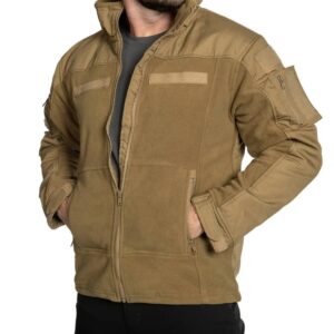 Флісова кофта тактична MFH «Combat» Coyote Tan