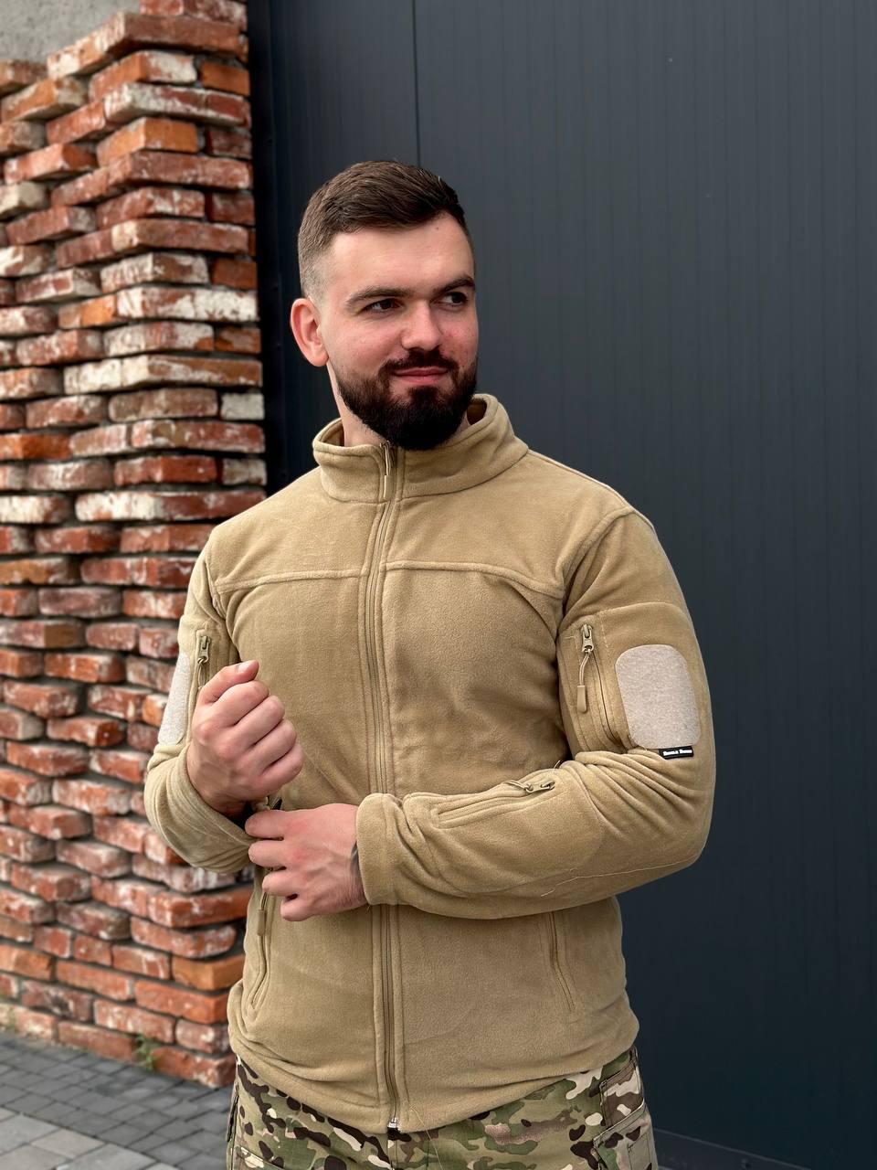Флісова кофта Single Sword койот - Зображення 3