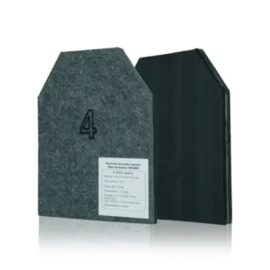 Бронеплити Miilux Protection 500 8мм, 4-й клас захисту (комплект 2 шт)