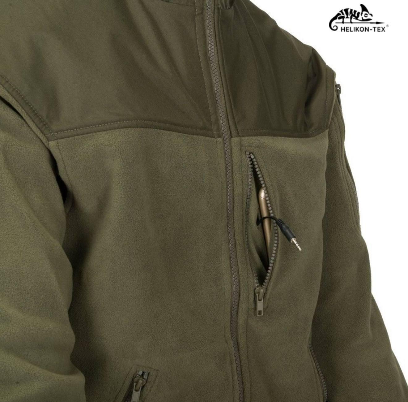 Флісова кофта Helikon Classic Army, Olive - Зображення 6