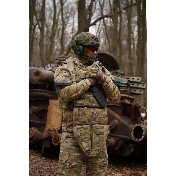 Захист живота з балістичним пакетом 2 клас Militex Cordura original USA Multicam Gen.2 - Зображення 7